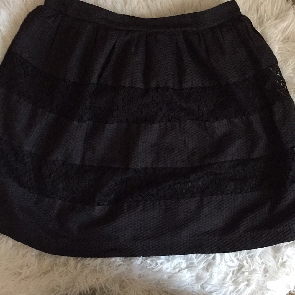 Heartsoul large black lace skirt